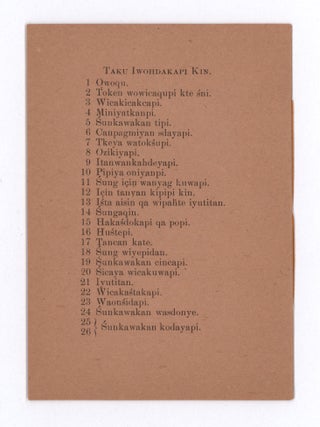 Śunkawakan Wicayuhapi.