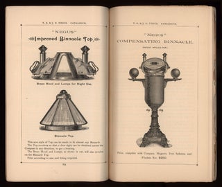 Illustrated Catalogue and Price List of Nautical & Optical Instruments Manufactured and Imported by T. S. & J. D. Negus, Chronometer Manufacturers, Compass Adjusters, and Navigation Warehouse…