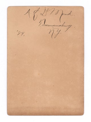 Inscribed cabinet card portrait of Rev. Abraham Lincoln DeMond.