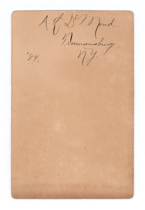 Inscribed cabinet card portrait of Rev. Abraham Lincoln DeMond.