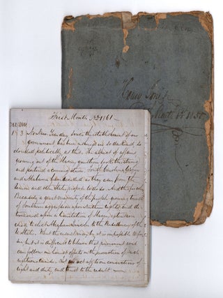 Item #10093 Manuscript journal of a Pennsylvania Quaker and abolitionist with mention of lectures...