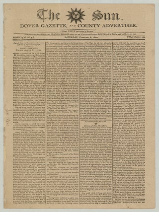 Item #10116 [Jefferson’s Renowned Letter to the Danbury Baptist Association, printed on page 4...