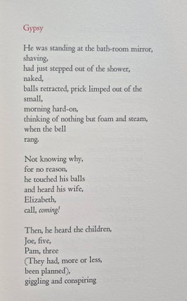 Gypsy & Other Poems.