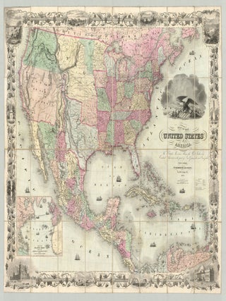Item #10144 Map of the United States of America, The British Provinces, Mexico, the West Indies...