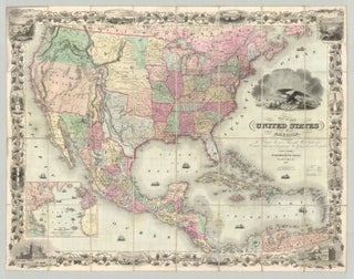 Item #10144 Map of the United States of America, The British Provinces, Mexico, the West Indies...