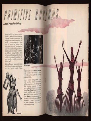 Katherine Dunham [cover title]. Nelson L. Gross in association with Dan Melnick presents Katherine Dunham in Bal N&egrave;gre : A Brilliant Dance Revue with the Dunham Dancers, Jean Leon Destine, The Sans Souci Singers [title page].