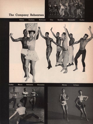 Katherine Dunham [cover title]. Nelson L. Gross in association with Dan Melnick presents Katherine Dunham in Bal N&egrave;gre : A Brilliant Dance Revue with the Dunham Dancers, Jean Leon Destine, The Sans Souci Singers [title page].