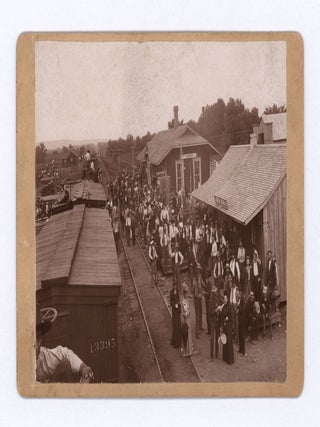 Item #10248 Depot at Ft Gibson, Cherokee Nation, Ind. Territory. photog Macurdy