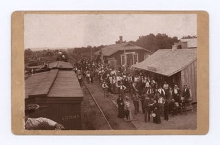 Item #10248 Depot at Ft Gibson, Cherokee Nation, Ind. Territory. photog Macurdy