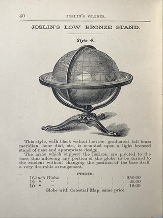 How to Use a Globe. Joslin&rsquo;s Terrestrial and Celestial Globes.