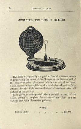 How to Use a Globe. Joslin’s Terrestrial and Celestial Globes.