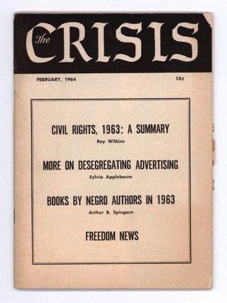 Item #10326 The Crisis : A Record of the Darker Races. Vol. 68, No. 9 - Whole Number 587. James...