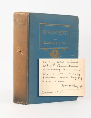 Item #10329 Discovery : The Story of The Second Byrd Antarctic Expedition. Richard E. Byrd