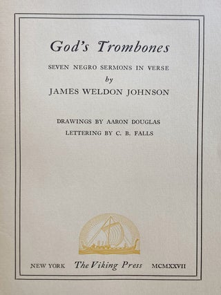 God&rsquo;s Trombones : Seven Negro Sermons in Verse.