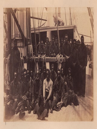 Item #10356 [Contrabands aboard U.S. Ship Vermont, Port Royal, South Carolina.]. Henry P. Moore,...