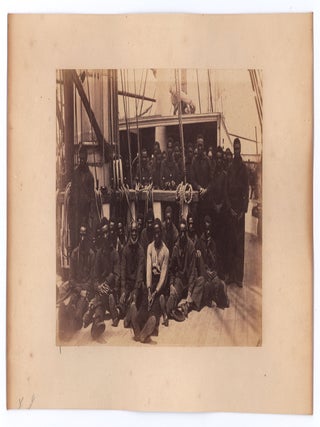 [Contrabands aboard U.S. Ship Vermont, Port Royal, South Carolina.]