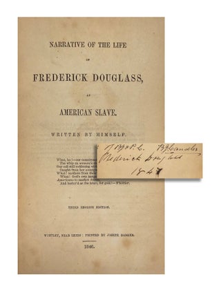 Item #10359 Narrative of the Life of Frederick Douglass, an American Slave. Frederick Douglass