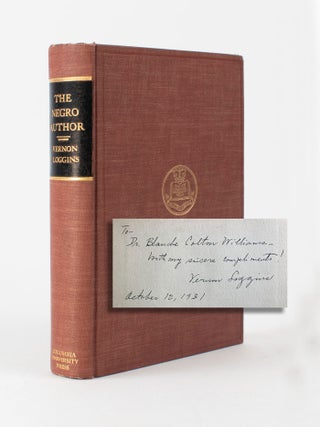 Item #10365 The Negro Author : His Development in America. Vernon Loggins