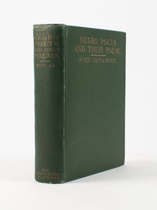 Item #10378 Negro Poets and Their Poems. Robert T. Kerlin, ed