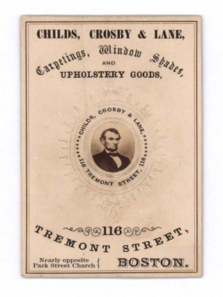 Item #10409 Childs, Crosby & Lane, Carpetings, Window Shades and Upholstery Goods, 116...