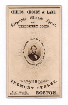 Item #10409 Childs, Crosby & Lane, Carpetings, Window Shades and Upholstery Goods, 116...