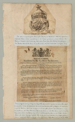 Item #10413 Regulations Established by His Excellency the Governor, Respecting American Subjects,...
