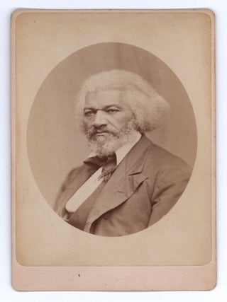 Item #10416 [Cabinet card portrait of Frederick Douglass.]. FREDERICK DOUGLASS, George Kendall...