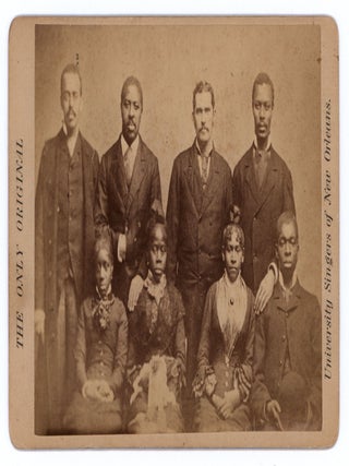 Item #10448 The Only Original University Singers of New Orleans. photog Bogardus