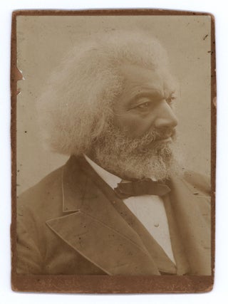 Item #10494 [Cabinet card photograph of Frederick Douglass.]. FREDRICK DOUGLASS, John Howe Kent,...