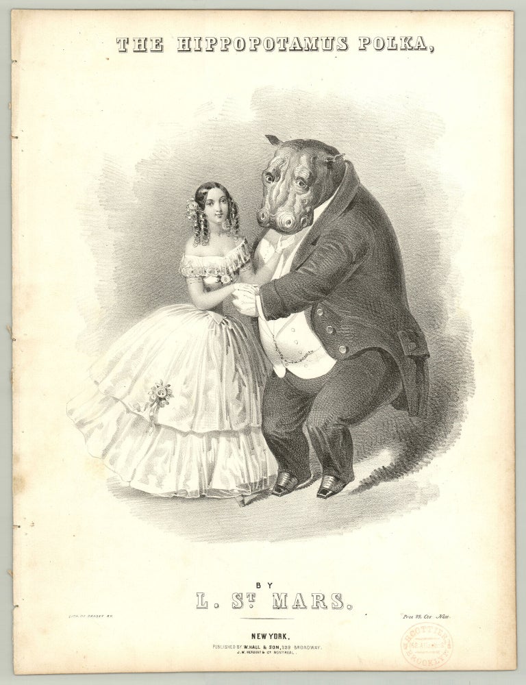 Item #10569 The Hippopotamus Polka. Louis St. Mars.