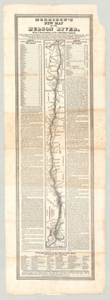 Item #1695 Morrison’s New Map of the Hudson River, With a Description of the Adjoining Country;...