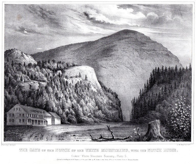 Item #2233 Scenery of the White Mountains: With sixteen plates, from the drawings of Isaac Sprague. William Oakes.