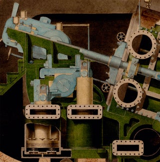 Engines of the U.S.S. Madawasca. Designed by John Ericsson. Erected 1867. Removed 1873.