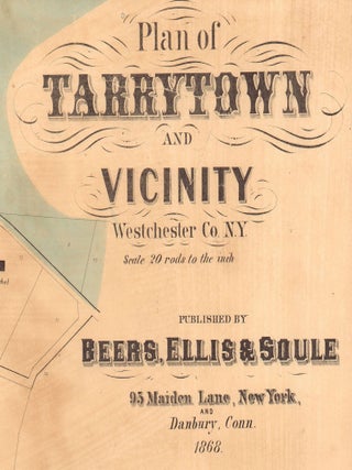 Plan of Tarrytown and Vicinity, Westchester Co. N.Y.