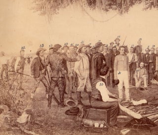 Surrender of Santa Anna At the Battle of San Jacienta Near Houston, Texas USA.