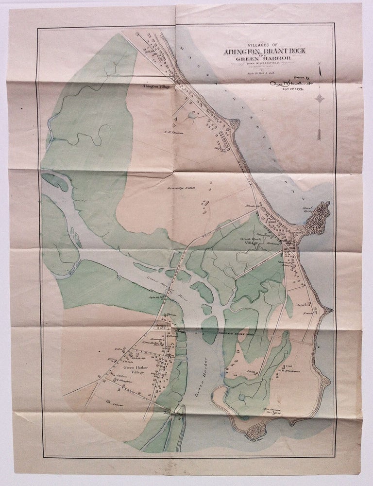 Item #3067 Villages of Abington, Brant Rock and Green Harbor, Town of Marshfield, Plymouth Co. Mass. Charles W. Howland.