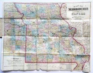 Map of Missouri and Kansas.