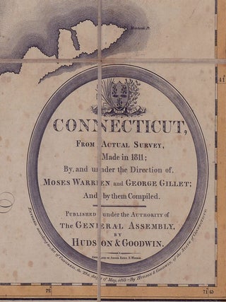 Connecticut, From Actual Survey, Made in 1811; By and under the Direction of, Moses Warren and George Gillet; And by them Compiled.