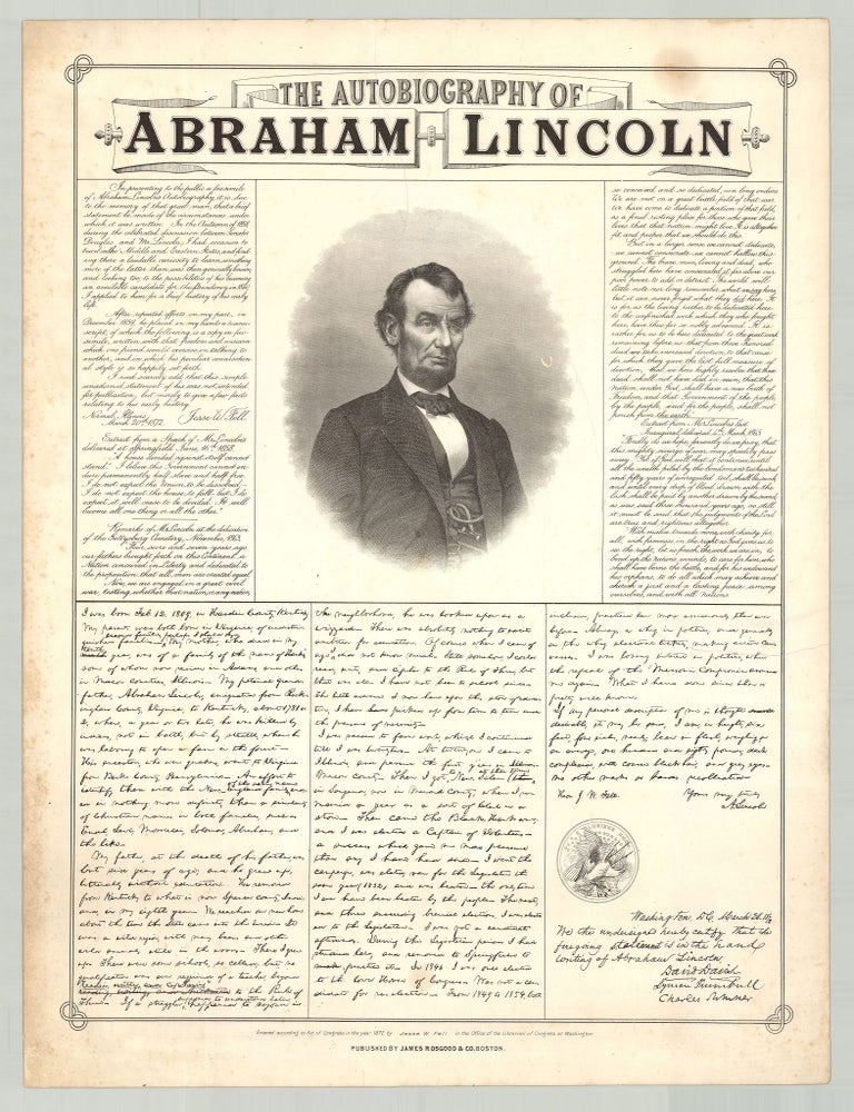 short autobiography of abraham lincoln