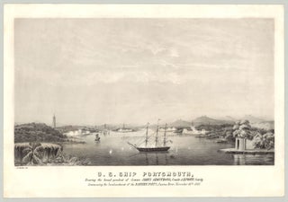 Item #3407 U. S. Ship Portsmouth, Bearing the broad pendent of Commo. James Armstrong, Com’dr....