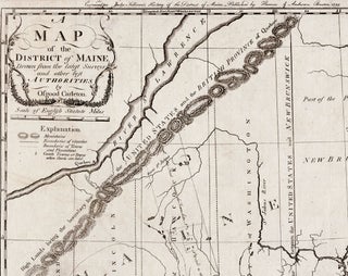 A Map of the District of Maine, Drawn from the latest Surveys and other best Authorities...