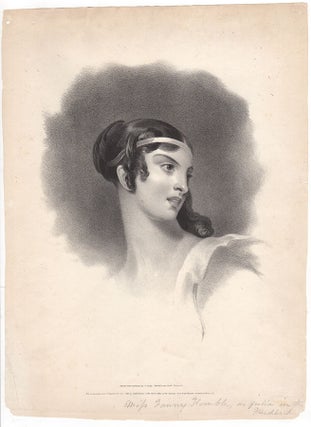Item #3541 [Miss Fanny Kemble, as Julia in The Hunchback]. Thomas Sully, after