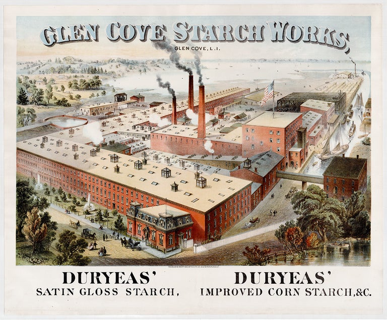 Item #3559 Glen Cove Starch Works, Glen Cove, L. I. Duryeas’ Satin Gloss Starch, Duryeas’ Improved Corn Starch, &C.