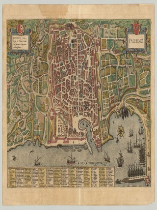 Item #3666 Palermo. Georg Braun, Frans Hogenberg