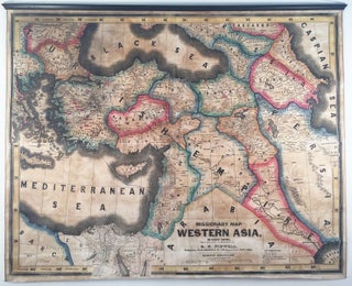 Item #3675 Missionary Map of Western Asia, and Adjacent Countries, From the Best Authorities. O....