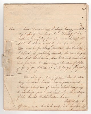 Manuscript Diary of a Hudson River Valley School Girl