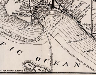 Lines of the Pacific Electric Railway in Southern California.