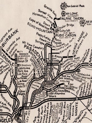 Lines of the Pacific Electric Railway in Southern California.