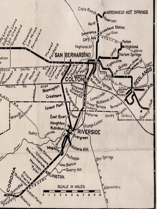 Lines of the Pacific Electric Railway in Southern California.
