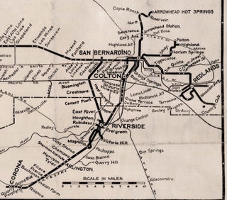 Lines of the Pacific Electric Railway in Southern California.